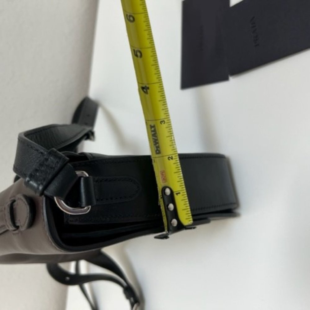 Prada BT1016 Calf Leather Crossbody Bag Brown and Brown NWT Perfect Condition - Picture 3 of 13